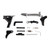 Polymer80 PF-Series FLTKIT Pistol Frame Parts Kit for Glock 9mm Black