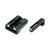 Truglo TFO Tritium/Fiber-Optic Day/Night Sights for Sig Sauer Front/Rear Green