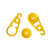Accusharp 1006C Super Snaps Yellow 8.80" Long 6 Pack