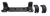 DNZ Products Game Reaper 1-Piece Scope Base with 1" Integral Rings H&R Ultra, NEF Handi-Rifle Matte Black High
