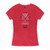 Magpul Women's Sugar Skull T-Shirt Red Heather Small