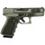 Glock 19 Gen 3 Custom Trump 2024 9mm Luger Pistol 4.02" Barrel 15+1 Rounds Crushed Silver Distressed Black