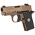 Sig Sauer P238 Emperor Scorpion 380 ACP Pistol 2.7" Barrel 7+1 Round Flat Dark Earth Slide Black Grip Flat Dark Earth Frame