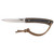 CRKT Biwa Fixed Blade Knife 3.02" Drop Point 8Cr13MoV Satin Blade G-10 Handle Black/Brown