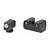 Rival Arms Tritium Night Sight Set for Glock 42/43 White - Image 1