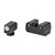 Rival Arms Tritium Night Sight Set for Glock 42/43 White