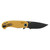 Columbia River Knife & Tool P.S.D. II Pocket Knife 3.03" Plain Edge AUS 10 Steel Coyote Brown