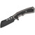 Smith & Wesson Extraction & Evasion Folding Knife 3.5" Cleaver 8Cr13MoV Black Blade Aluminum/Rubber Handle Black