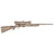 Savage Arms 93R17 XP Bolt Action Rifle 17 HMR 21" Barrel Mossy Oak Brush Camo Stock With Scope