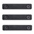 Slate Black Industries M-LOK Grip Panels 2-Slot Black 3-Pack