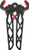 Truglo Bow Jack 7.25 Inch Black/Red