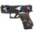 Glock 43X 9mm Luger Pistol 10+1 Round Black/Cyan/Purple Cerakote - Image 1
