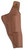 Hunter Company High Ride Thumb Break OWB Holster 3" Barrel Leather
