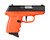 SCCY DVG-1 9mm Luger Pistol 3.1" Barrel 10+1 Round Black Slide Orange Frame