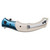 CRKT Ritual Assisted Opening Pocket Knife 4.37" Trailing Point 12C27 Sandvik Satin Blade Micarta Handle White