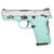 Smith & Wesson M&P 9 SHIELD EZ 2.0 9mm Pistol 3.68" Barrel 8 Rounds Silver/Robin's Egg Blue Frame - Image 1