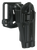 Blackhawk 410000BKL Serpa CQC OWB Holster Size 00 Black Carbon Fiber Polymer Left Hand