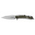 Kershaw Salvage Assisted Opening Pocket Knife 2.9" Modified Clip Point 8Cr10MoV Stonewashed Blade Stainless Steel Handle Green