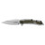 Kershaw Salvage Assisted Opening Pocket Knife 2.9" Modified Clip Point 8Cr10MoV Stonewashed Blade Stainless Steel Handle Green