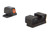 Trijicon HD XR Night Sight Set Springfield XD-S Orange Front Outline