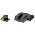 Meprolight Hyper-Bright Sight Set S&W M&P Shield Orange Front Green Rear
