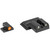 Meprolight Hyper-Bright Sight Set S&W M&P Shield Orange Front Green Rear