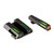 HIVIZ LiteWave H3 Tritium Fiber Optic Sight Set for Glock 45ACP/10mm Green/Green/Orange