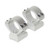 Talley Lightweight Alloy Mount Combo 1" Medium Silver