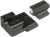 Truglo TFX Pro Night Sights Novak LoMount .270 Front .500 Rear Green White Outline