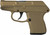 Kel-Tec P32 Cerakote Tan Grips and Slide