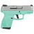 Taurus G2S 9mm Luger Pistol 3.2" Barrel 7+1 Round Stainless Slide Cyan Grip - Image 2