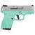 Taurus G2S 9mm Luger Pistol 3.2" Barrel 7+1 Round Stainless Slide Cyan Grip