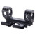 American Defense Mfg Recon-S 0 MOA Scope Mount 1 Inch Rings Black