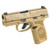 FN Reflex MS 9mm Luger Pistol 3.3" Barrel 15+1 Round Flat Dark Earth