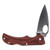 Remington Woodland Liner Lock Folding Knife 3.5 Inch Drop Point Blade Brown