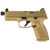 FN 509 Midsize Tactical 9mm Luger Pistol 4.5" Barrel 10+1 Round Flat Dark Earth