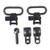 Uncle Mike's Quick Detachable Sling Swivel Set Marlin 357 Magnum 1894C Carbine, Magazine Tube with .540"-.590" Diameter 1" Black