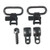 Uncle Mike's Quick Detachable Sling Swivel Set Marlin 357 Magnum 1894C Carbine, Magazine Tube with .540"-.590" Diameter 1" Black