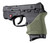 Hogue Handall Slip On Beavertail Grip Sleeve S&W Bodyguard 380, Taurus TCP, Spectrum Rubber Olive Drab