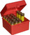 MTM Flip Top Shotshell Box 20 Gauge 2-3/4", 3" 25-Round Plastic Red