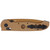 Columbia River Knife & Tool M16-14XD 3.97" Tanto D2 Steel Blade Grivory Handle Desert Tan