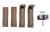 Glock 30867 Backstrap Beavertail Set Glock 17 22 34 35 Dark Earth Polymer