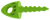 Targettack TT1IN12PK-LG 1-Inch Lime Green 12-Pack