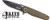 Master Cutlery 3.5" Drop Point Folding Knife FDE/BLKMC