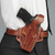 Galco Fletch OWB Holster Right Hand Sig Sauer P230, P232 Leather Tan