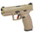 Tisas PX-9G3 9mm Luger Pistol 4.11" Barrel 20+1 Round Flat Dark Earth