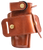 Galco Ironhide OWB Holster Ambidextrous 1911 Leather Tan