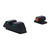 Ameriglo Trooper Sight Set for Smith & Wesson M&P M2.0 Green/Orange Tritium