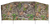 Ameristep 4-Spur Ground Blind 96" x 27" Polyester Realtree Xtra Green Camo