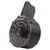 Derya Magazine DY12 12GA 21-Round Drum Black